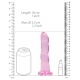 Dildo Twist Crystal RealRock 16 x 4 cm Rosa