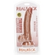 Realistischer Dildo Curved RealRock 17 x 4.3cm Latino