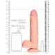 Dildo Realista Reto Forte 19 x 5cm