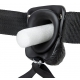 Gode ceinture vibrant Hollow Vibe RealRock 18 x 4.5cm Noir