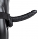 Cintura cava Dildo HOLLOW STRAP ON RealRock 23 x 4,5 cm Nero