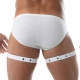 White Circuit Leg Suspender x1