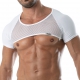 Circuit Mesh Crop Harness White