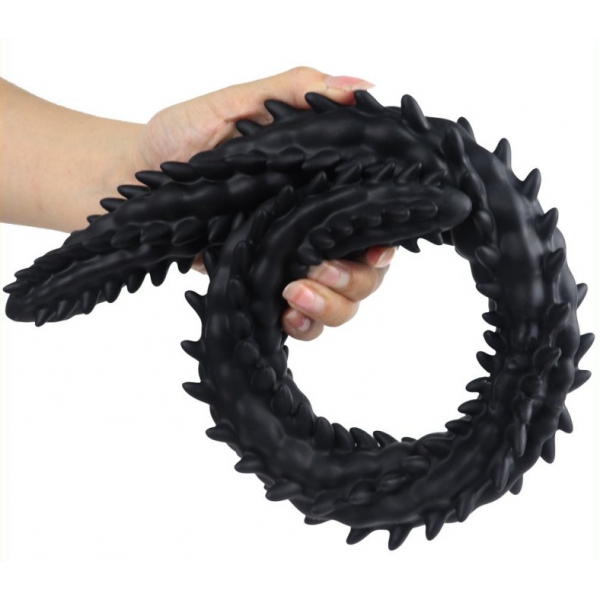 Doppeldildo Scolop L 60 x 5cm Schwarz