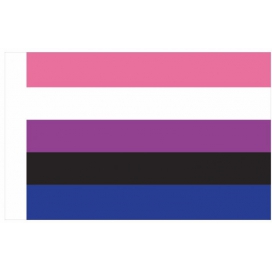 Bandiera genderfluid 90 x 150 cm