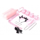 Kit fiocco rosa 7 pezzi