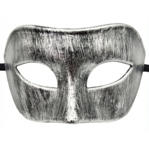 KinkHarness Zorro Mask - Retro Color SILVER