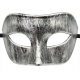 Zorro Mask - Retro Color SILVER