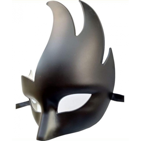 Máscara de fogo preta