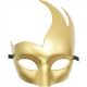 Flame Big Horned Mask - One Color GOLD