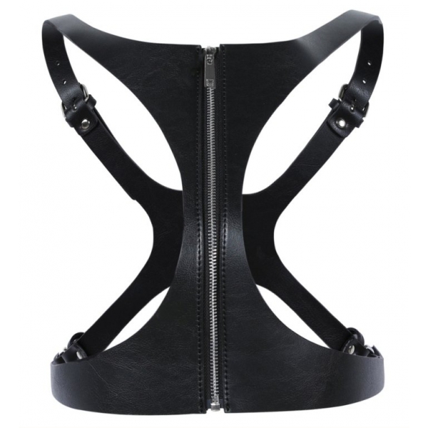 SM Vinyl Corset Black