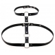Ketting + Taille Halsband Zwart