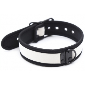 Kinky Puppy Simply Puppy Neopren Halsband Weiß