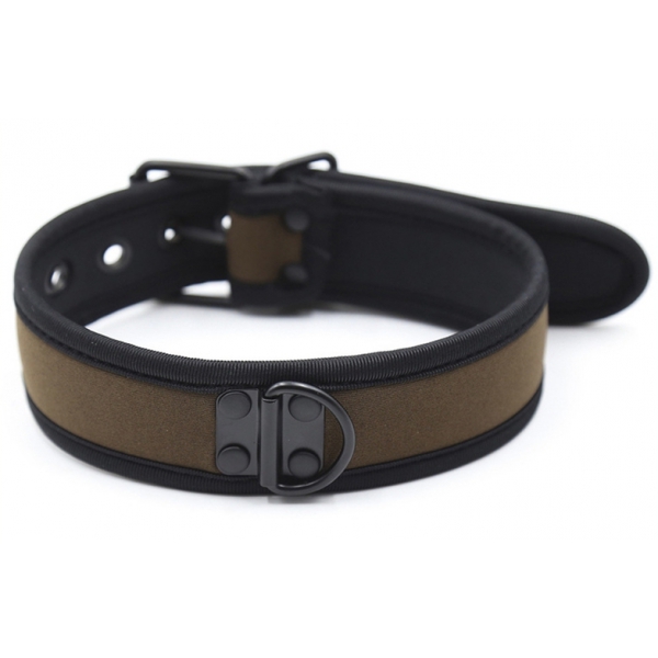 Collare in neoprene Simply Puppy marrone