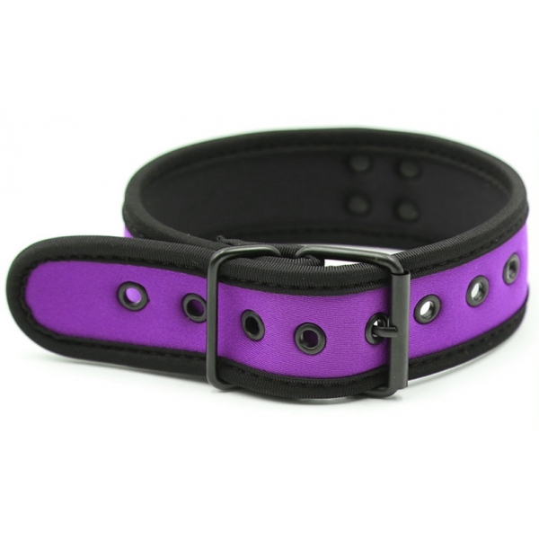 Simplesmente Coleira Neoprene Puppy Purple