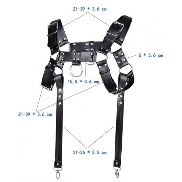 Garter Strap Leather Harness