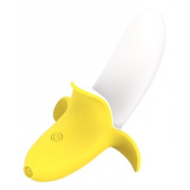 Dildo vibrante Hola Banana 8 x 3 cm