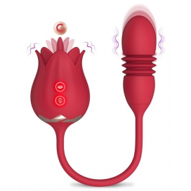 Clitoris and G-Spot Stimulator Rose Egg 9 x 3cm