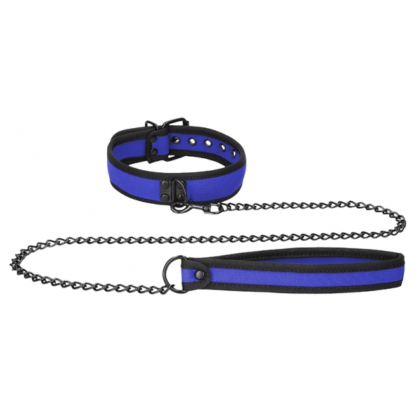 Collar de neopreno Ouch Puppy Azul