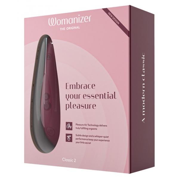 Estimulador de clítoris Womanizer Classic 2 Burdeos