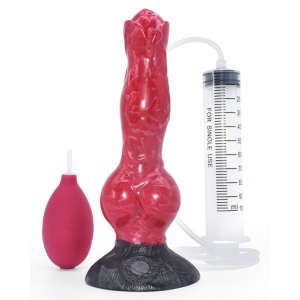 PINKALIEN Monster Woofix ejaculerende dildo 18 x 6cm