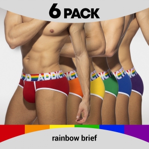 Addicted Rainbow Addicted 6 Pack Briefs