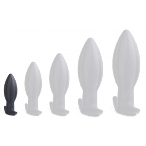 EggPlay Soft Silicone Large Butt Plug NOIR S