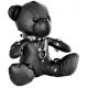 Leren beer Bendy De Bdsm Teddybeer Zwart