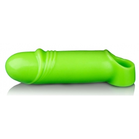 Ouch! Glow Funda para pene Smooth Thick Glow 12 x 4.2cm