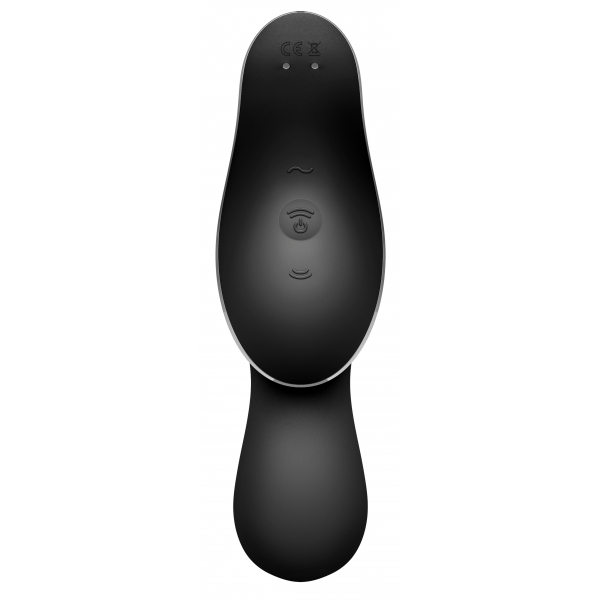 Curvy Trinity 2 Satisfyer Clitorisstimulator Zwart