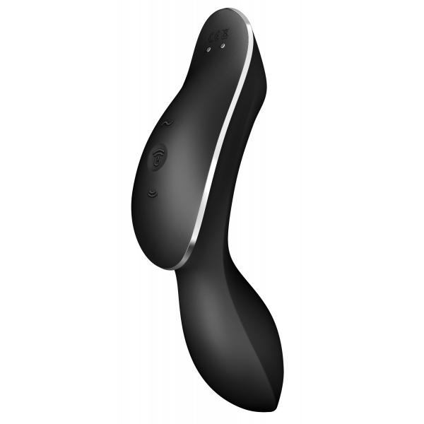 Curvy Trinity 2 Satisfyer Clitorisstimulator Zwart