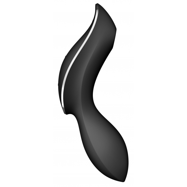 Curvy Trinity 2 Satisfyer Clitoral Stimulator Black