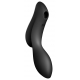 Curvy Trinity 2 Satisfyer Clitoral Stimulator Black