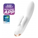 Vibro Rabbit Connected Double Flex Satisfyer 20cm Branco