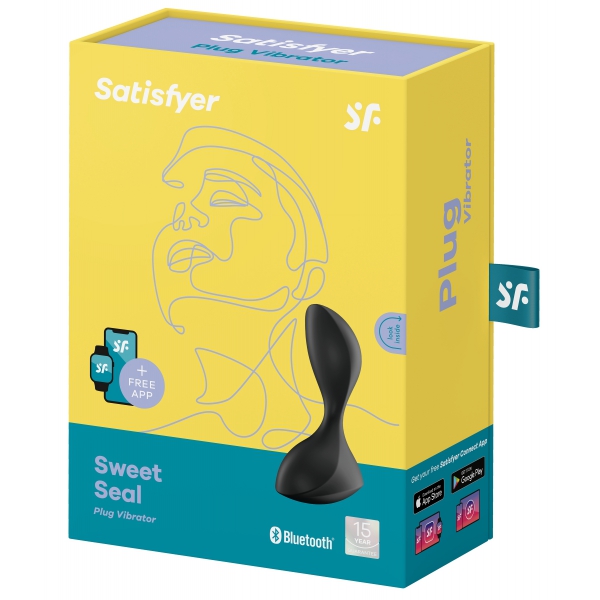 Sweet Seal Satisfyer connected vibrating plug 7 x 3.2cm