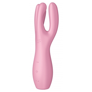 Satisfyer Stimolatore clitorideo Threesome 3 Satisfyer 14cm rosa