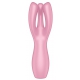 Estimulador de Clitoris 3 Satisfeitos 14cm Rosa