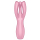 Klitoris-Stimulator Threesome 3 Satisfyer 14cm Pink