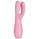 Estimulador de Clitoris 3 Satisfeitos 14cm Rosa