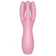 Stimolatore clitorideo Threesome 3 Satisfyer 14cm rosa