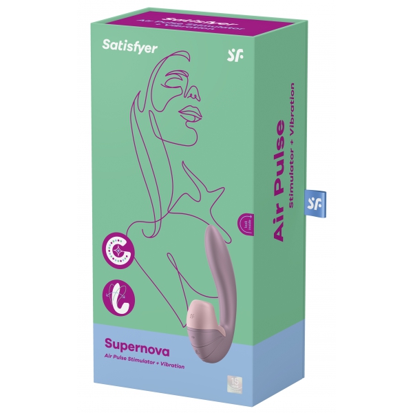 Stimolatore clitorideo Supernova Satisfyer viola