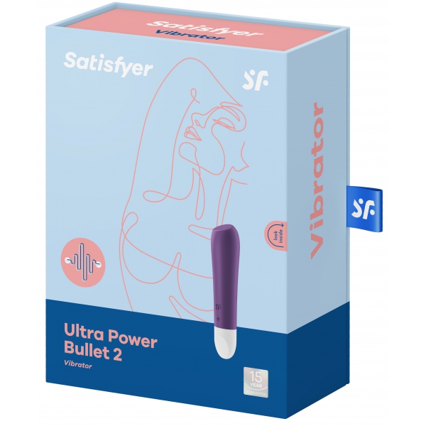 Stimolatore clitorideo Ultra Power Bullet 2 Satisfyer Viola