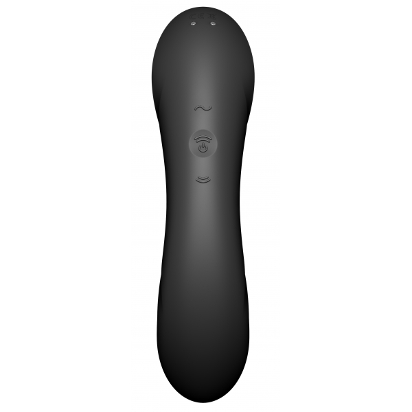 Curvy Trinity 4 Satisfyer Clitoral Stimulator Black