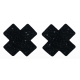 X Cover Taboom - assorbenti neri adesivi per il seno