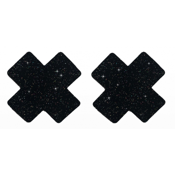 X Cover Taboom Black adhesive breast covers