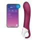 Grande Vibrador Connected Heat Satisfyer 15 x 4cm Purple