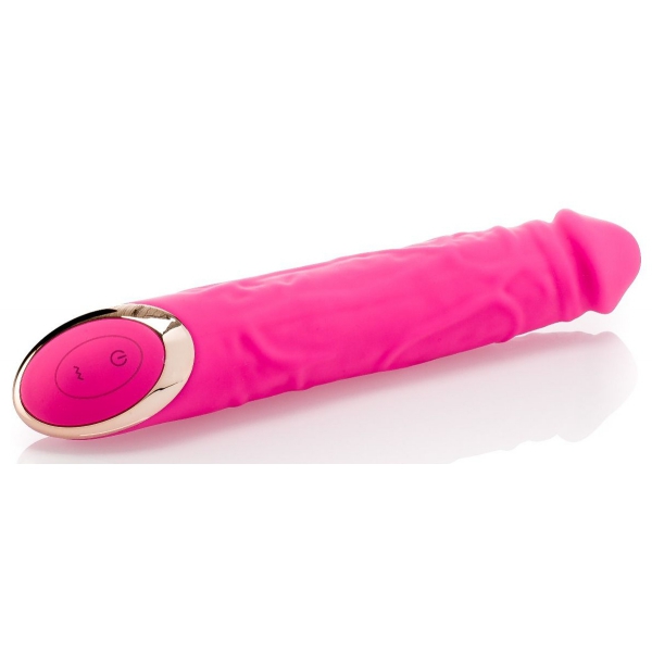 De Roze Vibrerende Dildo 17 x 3,6cm Roze