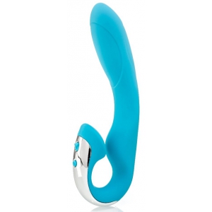zenn Stimulateur vibrant Curved Blue 11.5 x 3.5cm Bleu