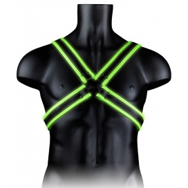 Cross Glow Harness Black-Green Neon