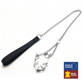 Leash with choker for penis